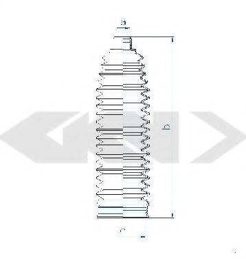 Пыльник, рулевое управление