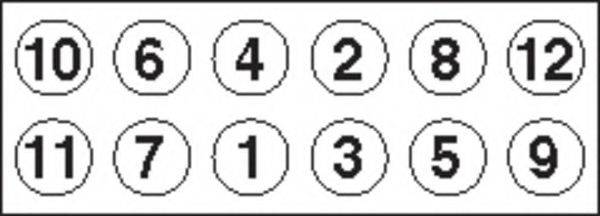 Комплект болтов головки цилидра