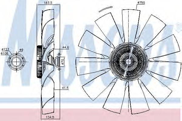 Вентилятор, охлаждение двигателя