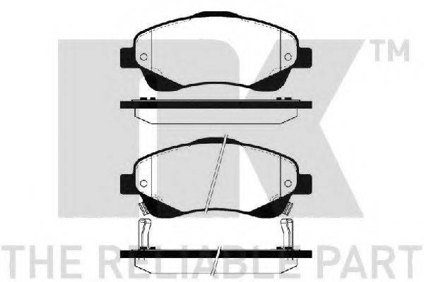 Комплект тормозных колодок, дисковый тормоз