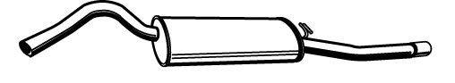 Глушитель выхлопных газов конечный