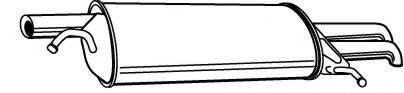 Глушитель выхлопных газов конечный