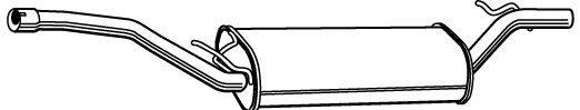 Глушитель выхлопных газов конечный