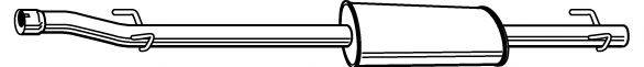Глушитель выхлопных газов конечный