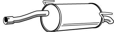 Глушитель выхлопных газов конечный