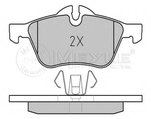 Комплект тормозных колодок, дисковый тормоз