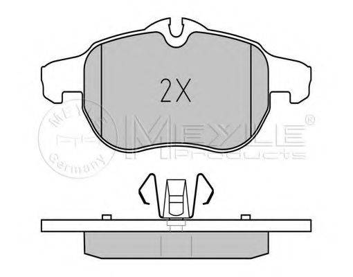 Комплект тормозных колодок, дисковый тормоз