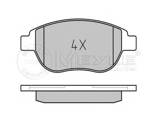Комплект тормозных колодок, дисковый тормоз
