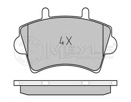 Комплект тормозных колодок, дисковый тормоз