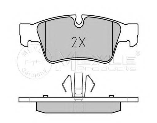 Комплект тормозных колодок, дисковый тормоз