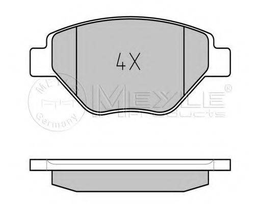Комплект тормозных колодок, дисковый тормоз