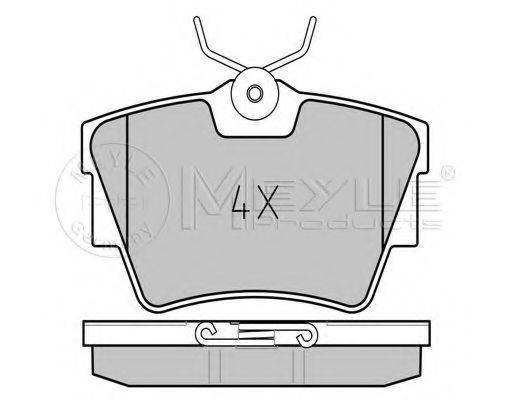 Комплект тормозных колодок, дисковый тормоз