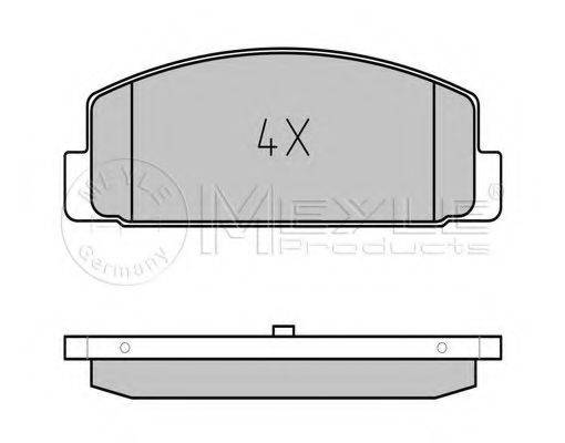 Комплект тормозных колодок, дисковый тормоз