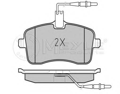 Комплект тормозных колодок, дисковый тормоз