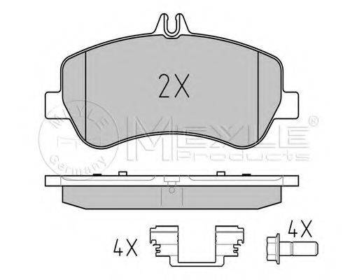 Комплект тормозных колодок, дисковый тормоз