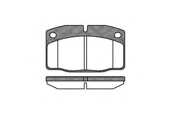 Комплект тормозных колодок, дисковый тормоз