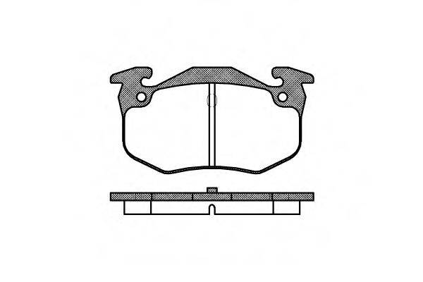 Комплект тормозных колодок, дисковый тормоз