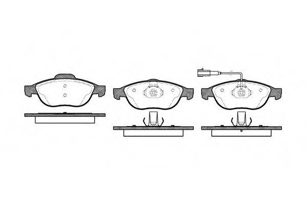 Комплект тормозных колодок, дисковый тормоз