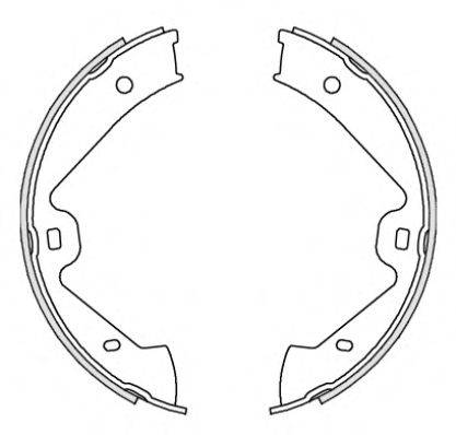 Комплект тормозных колодок