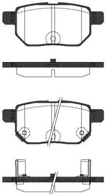 Комплект тормозных колодок, дисковый тормоз