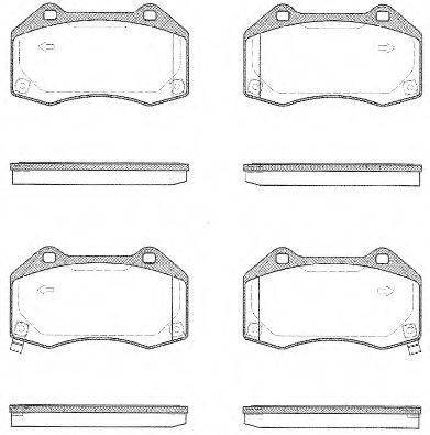 Комплект тормозных колодок, дисковый тормоз