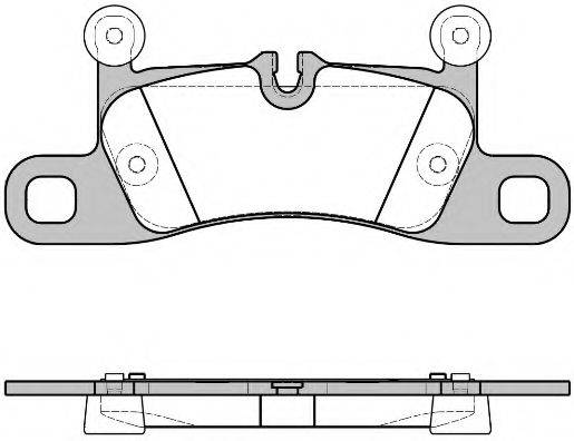 Комплект тормозных колодок, дисковый тормоз