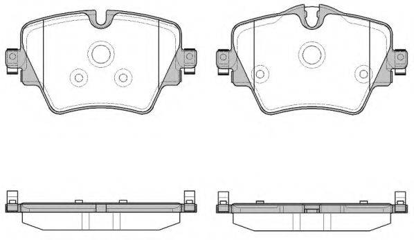 Комплект тормозных колодок, дисковый тормоз
