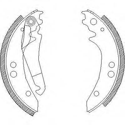 Комплект тормозных колодок