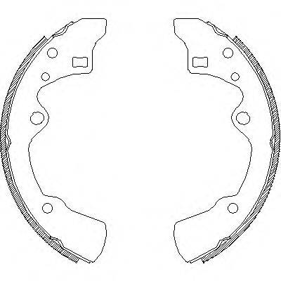 Комплект тормозных колодок