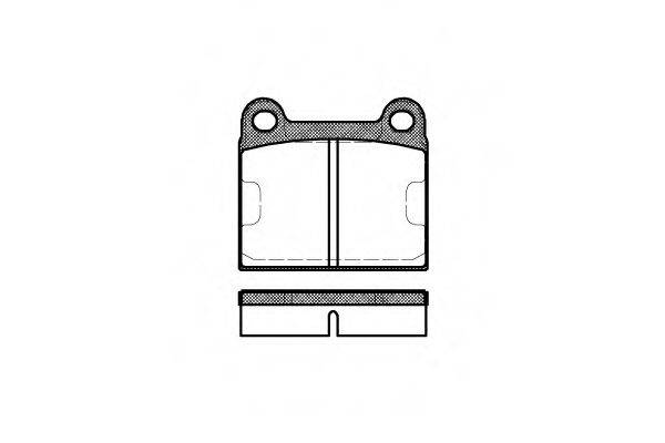Комплект тормозных колодок, дисковый тормоз