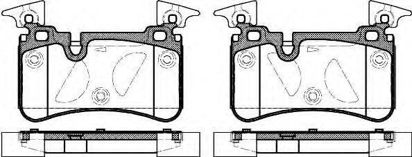 Комплект тормозных колодок, дисковый тормоз