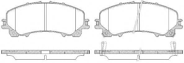 Комплект тормозных колодок, дисковый тормоз