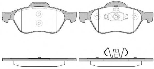Комплект тормозных колодок, дисковый тормоз