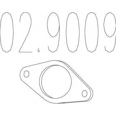 Прокладка, труба выхлопного газа