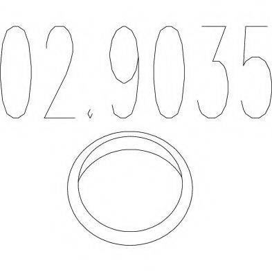 Уплотнительное кольцо, труба выхлопного газа