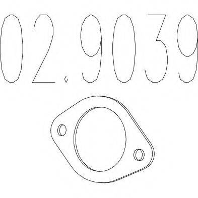 Прокладка, труба выхлопного газа