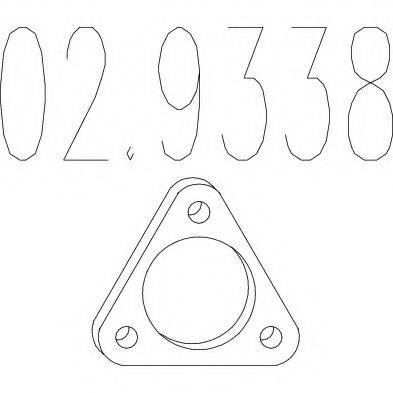 Прокладка, труба выхлопного газа