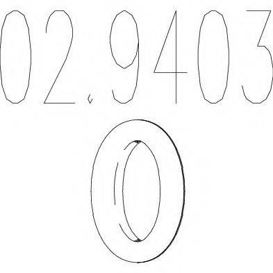 Уплотнительное кольцо, труба выхлопного газа