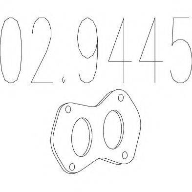 Прокладка, труба выхлопного газа