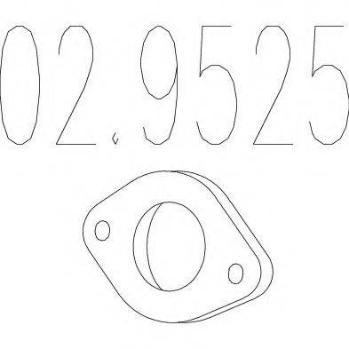 Прокладка, труба выхлопного газа