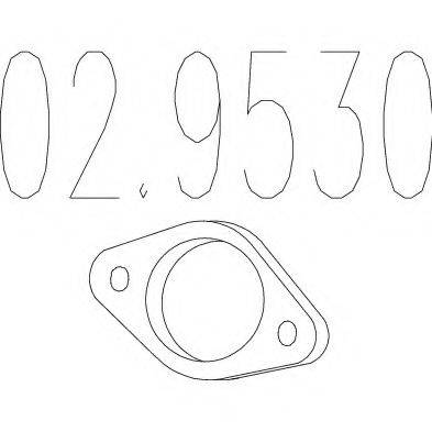 Прокладка, труба выхлопного газа