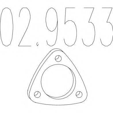 Прокладка, труба выхлопного газа