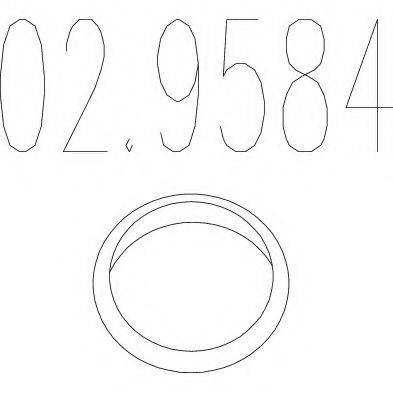 Уплотнительное кольцо, труба выхлопного газа