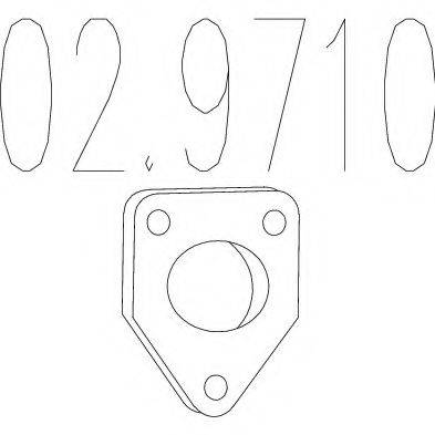 Прокладка, труба выхлопного газа