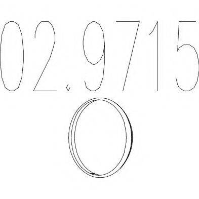 Прокладка, труба выхлопного газа