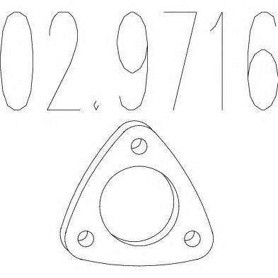 Прокладка, труба выхлопного газа