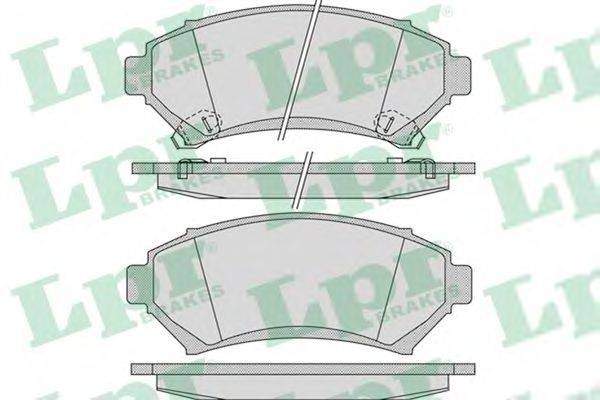 Комплект тормозных колодок, дисковый тормоз