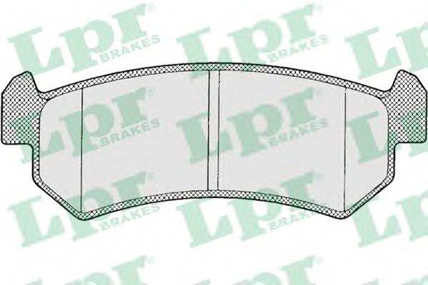 Комплект тормозных колодок, дисковый тормоз