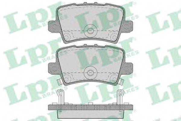 Комплект тормозных колодок, дисковый тормоз