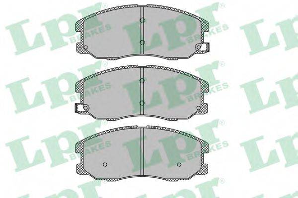 Комплект тормозных колодок, дисковый тормоз